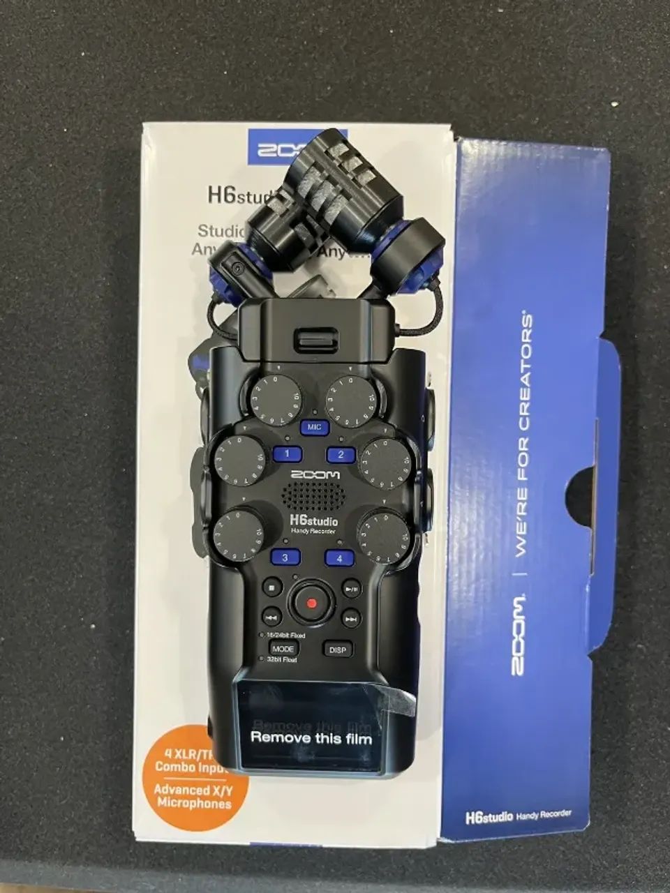 Gravador Zoom h6 studio 32 bits