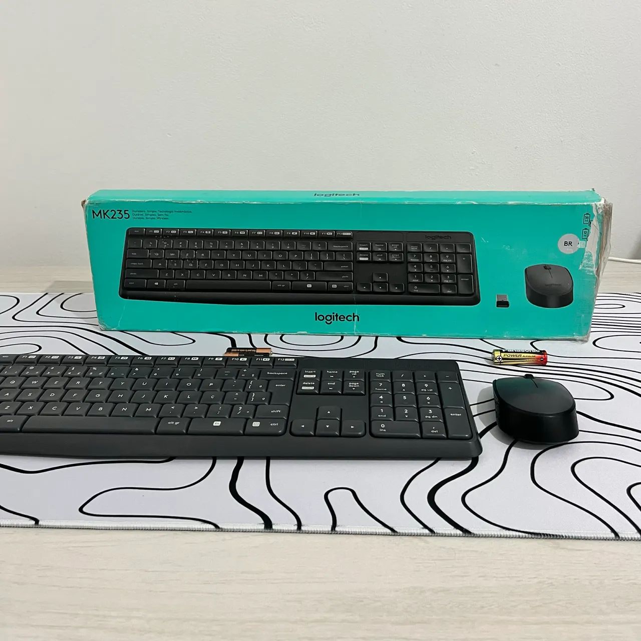 Kit Teclado e Mouse Sem Fio | Logitech MK235