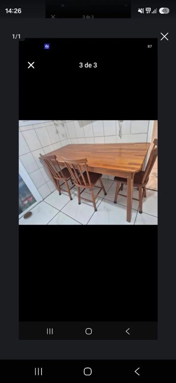 Mesa madeira