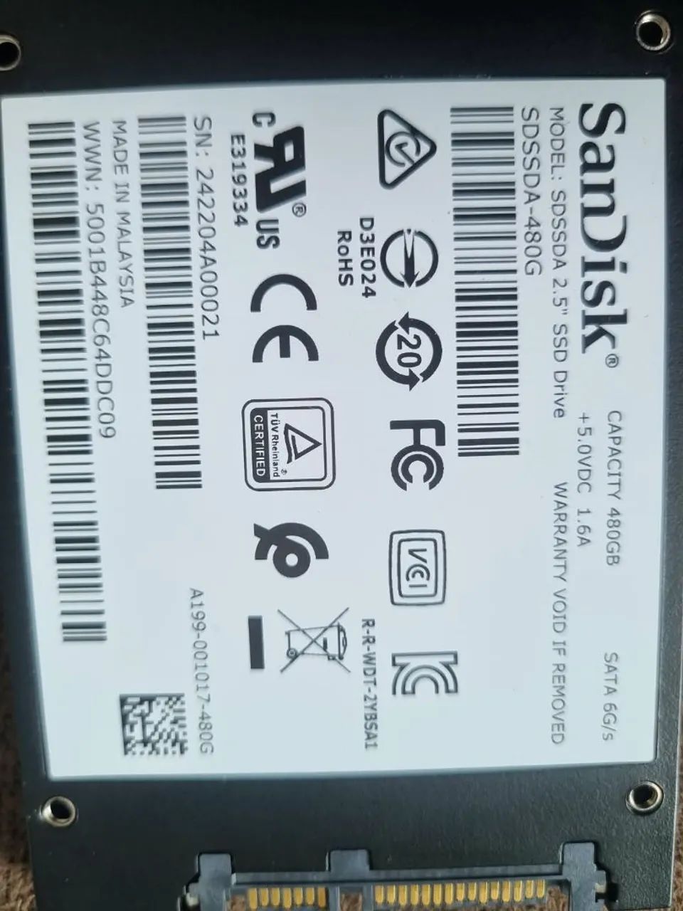 Ssd sata 480gb - Foto 3