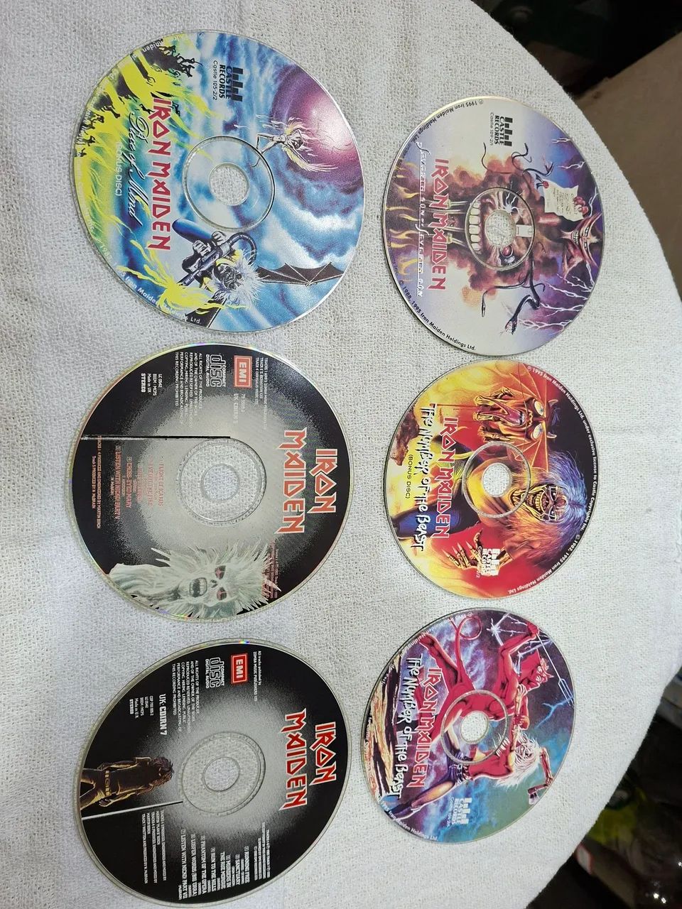  6 CDs importados do iron Maiden, castle, 5 sem encarte.  - Foto 2