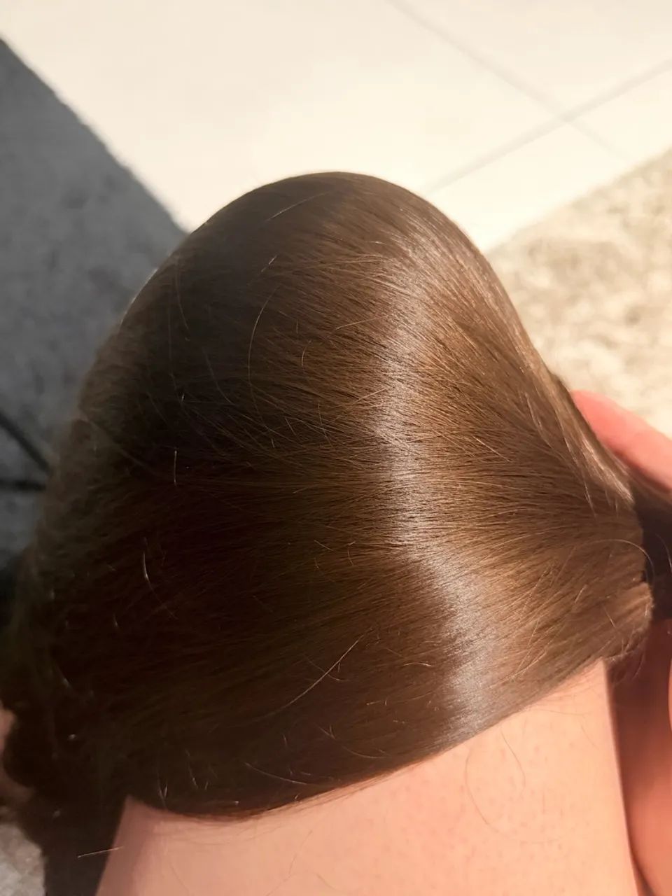 Cabelo brasileiro do Sul legítimo 130gr 54cm 
