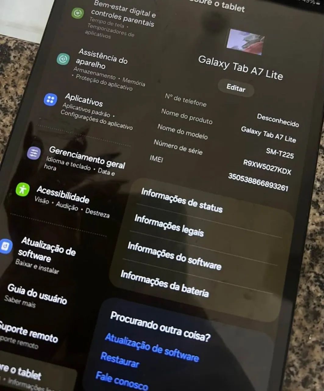Samsung tab A7 lite 32GB - Foto 2