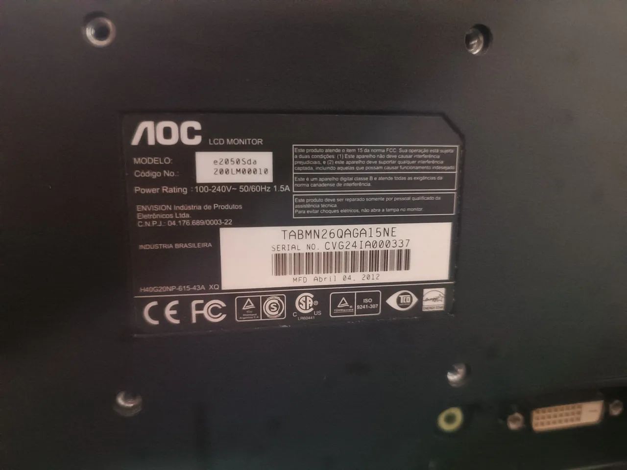 Monitor AOC  - Foto 2