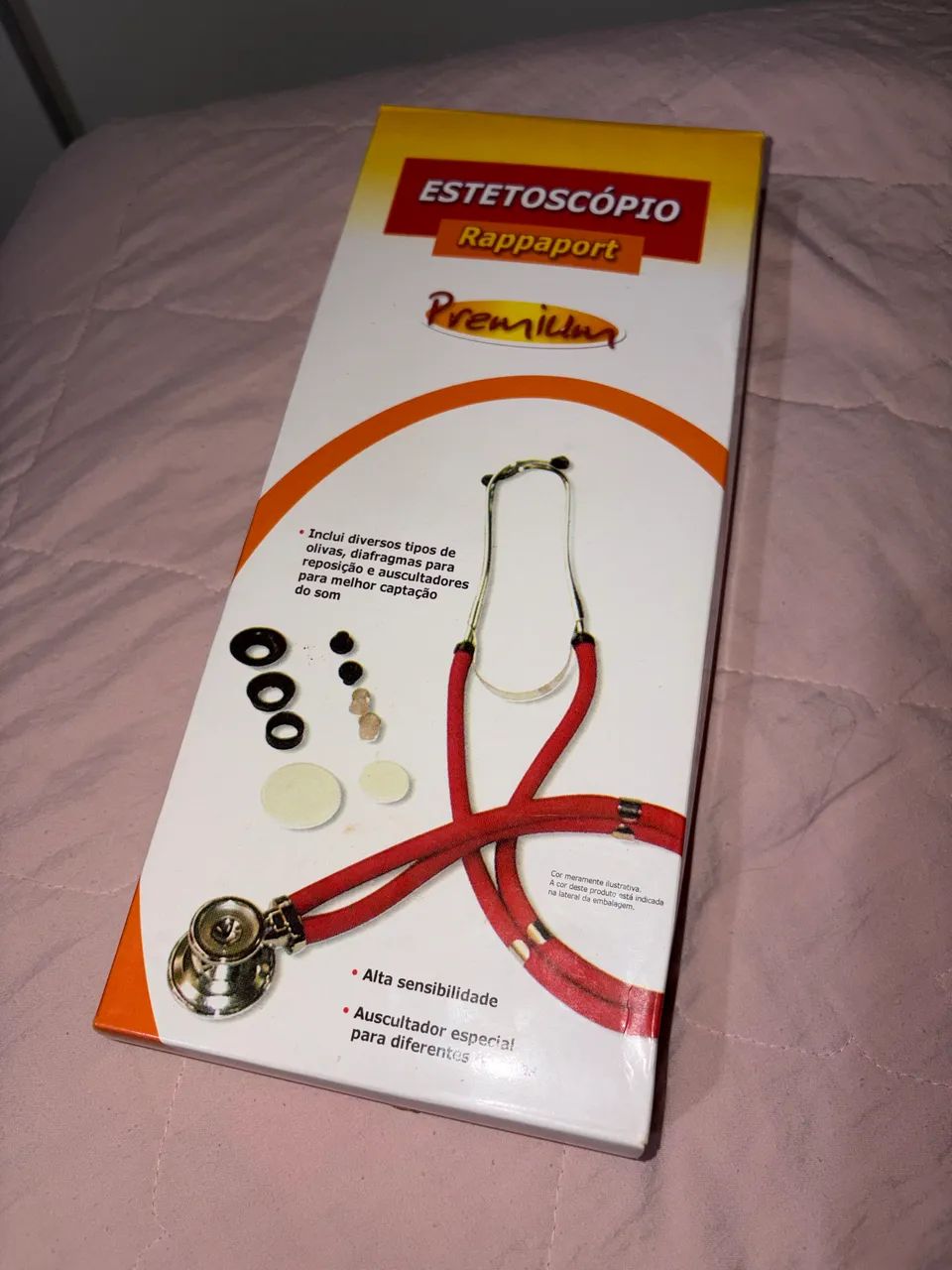 Estetoscópio Rappaport Premium Rosa