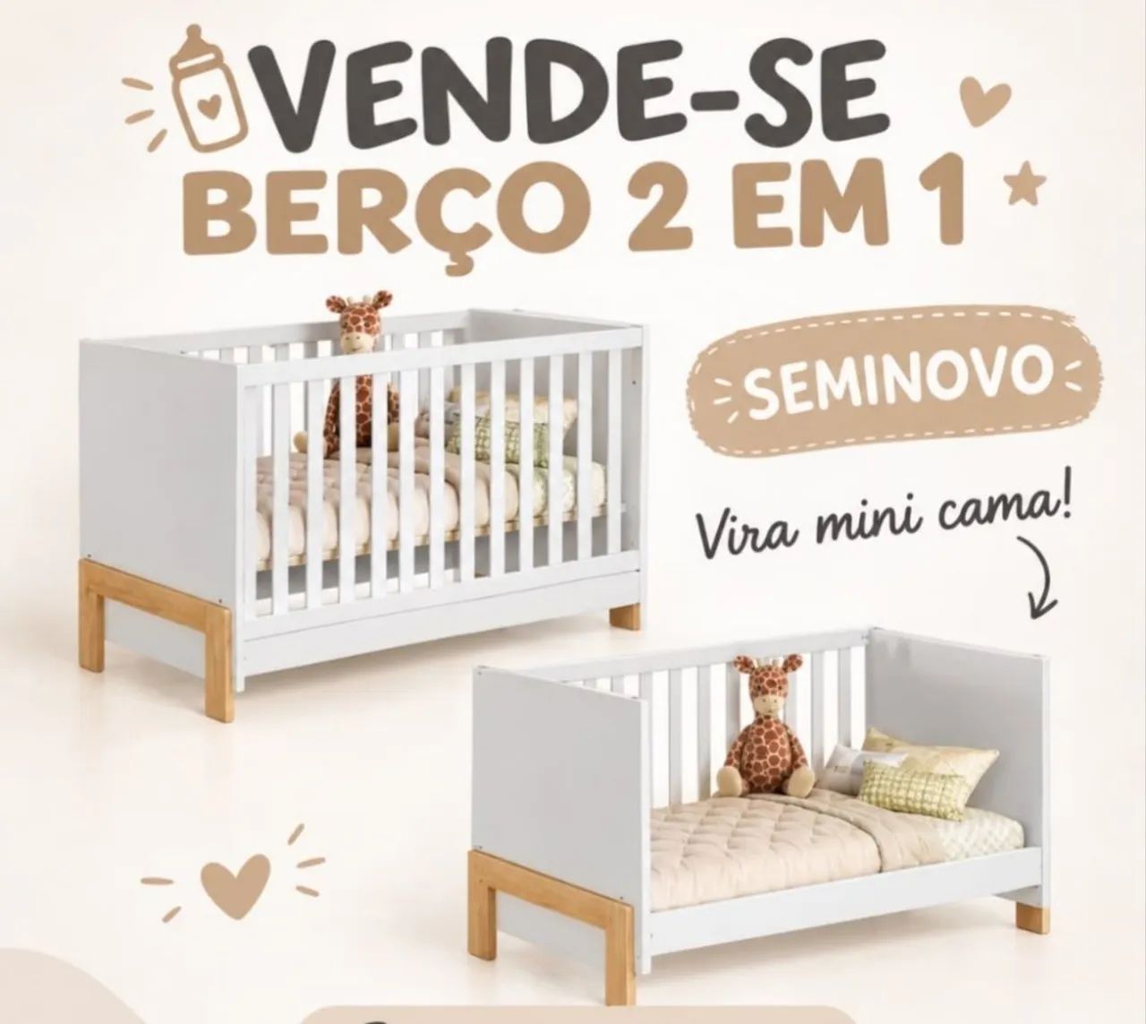 Berço 2 em 1