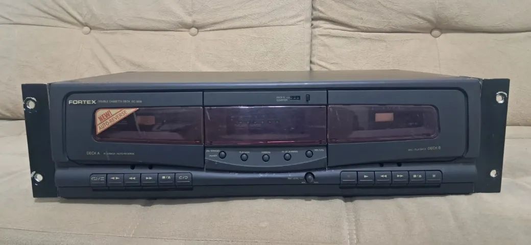 Tape Deck Duplo Fortex Dc-3039