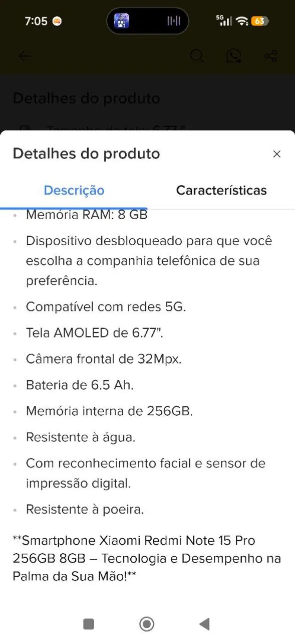 Smartphone redmi 15 PRO - Foto 4