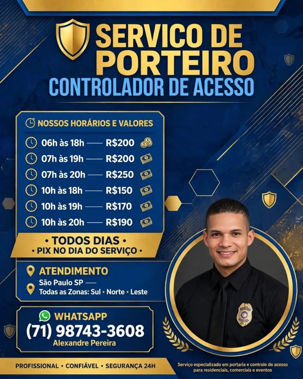 Controle de acesso/porteiro 