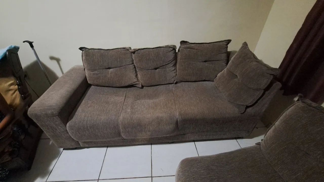 Sofá de canto de tecido. - Foto 4