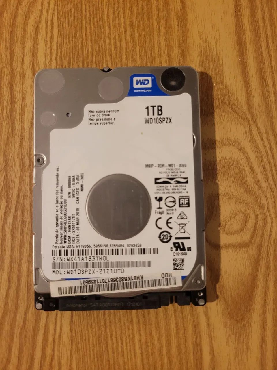 Hd 1tb Westem Digital blue