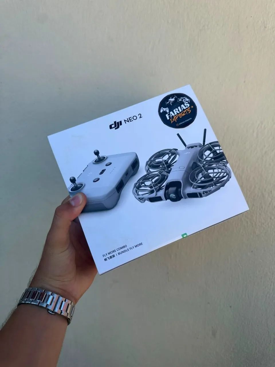 EXCLUSIVO Drone Dji Neo 2 Combo com Controle e 3 Baterias