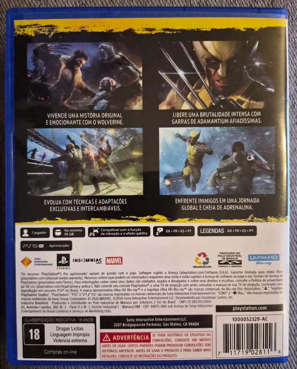 Marvel's Wolverine - CÓDIGO DLC NÃO UTILIZADO - Foto 2