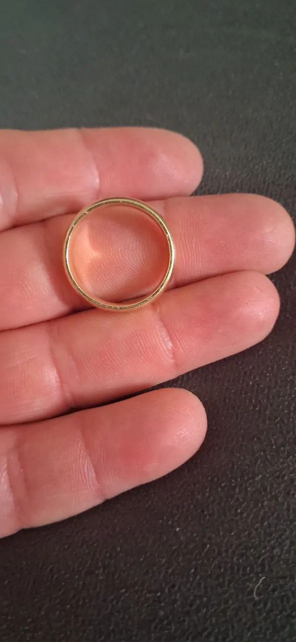 Aliança de ouro 18k. - Foto 3