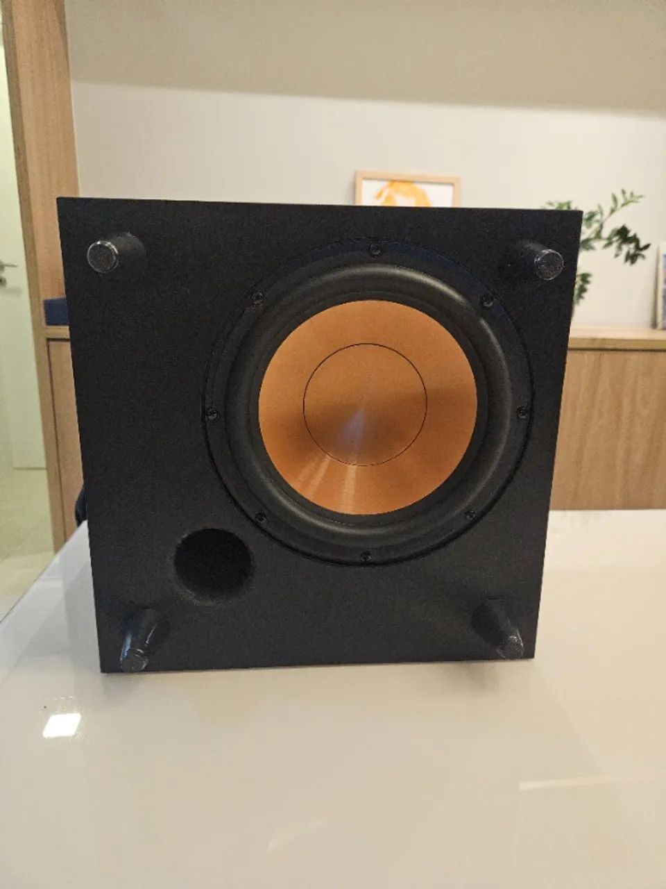 Subwoofer Klipsch R-8sw 150w Pico 8 Polegadas Cor Preto hometheater  - Foto 4