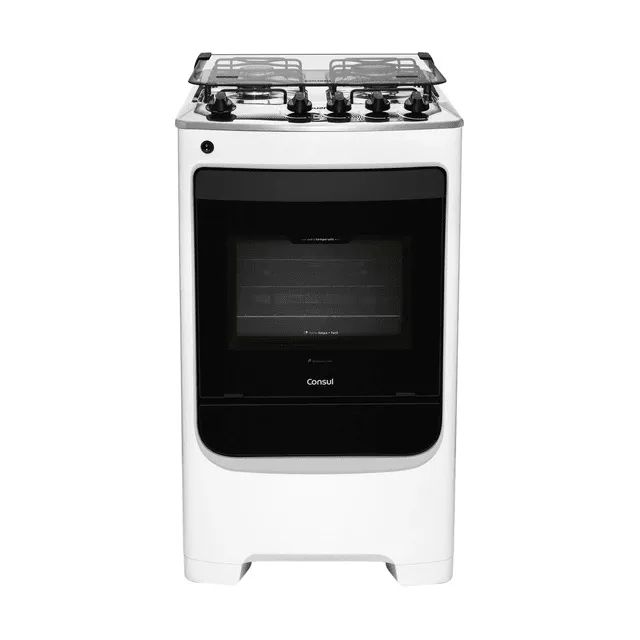 Fogão Consul 4 Bocas Branco com Acendimento Automático - CFO4NAB