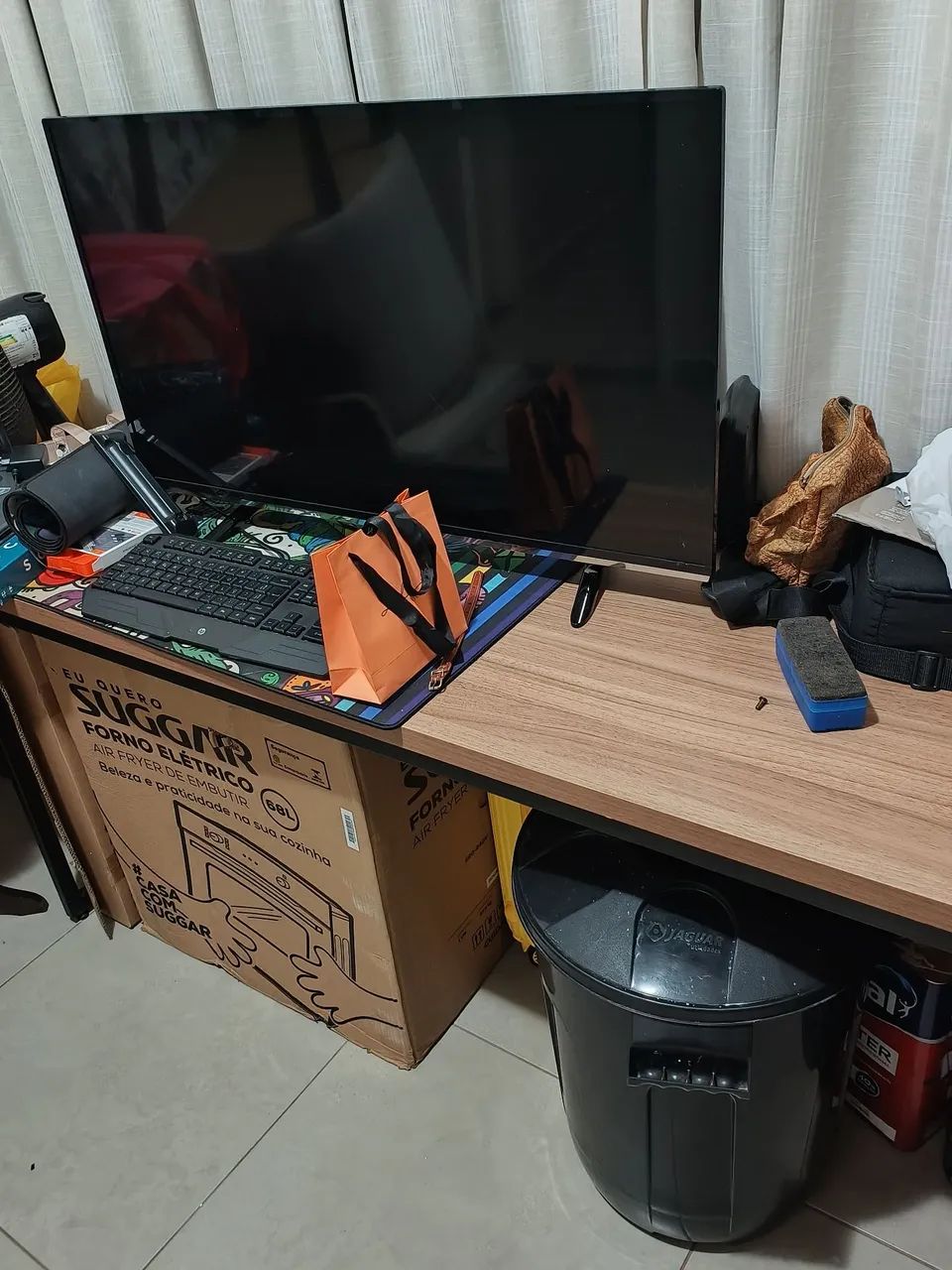Mesa 2,20 x 0,60 para escritório - Foto 2
