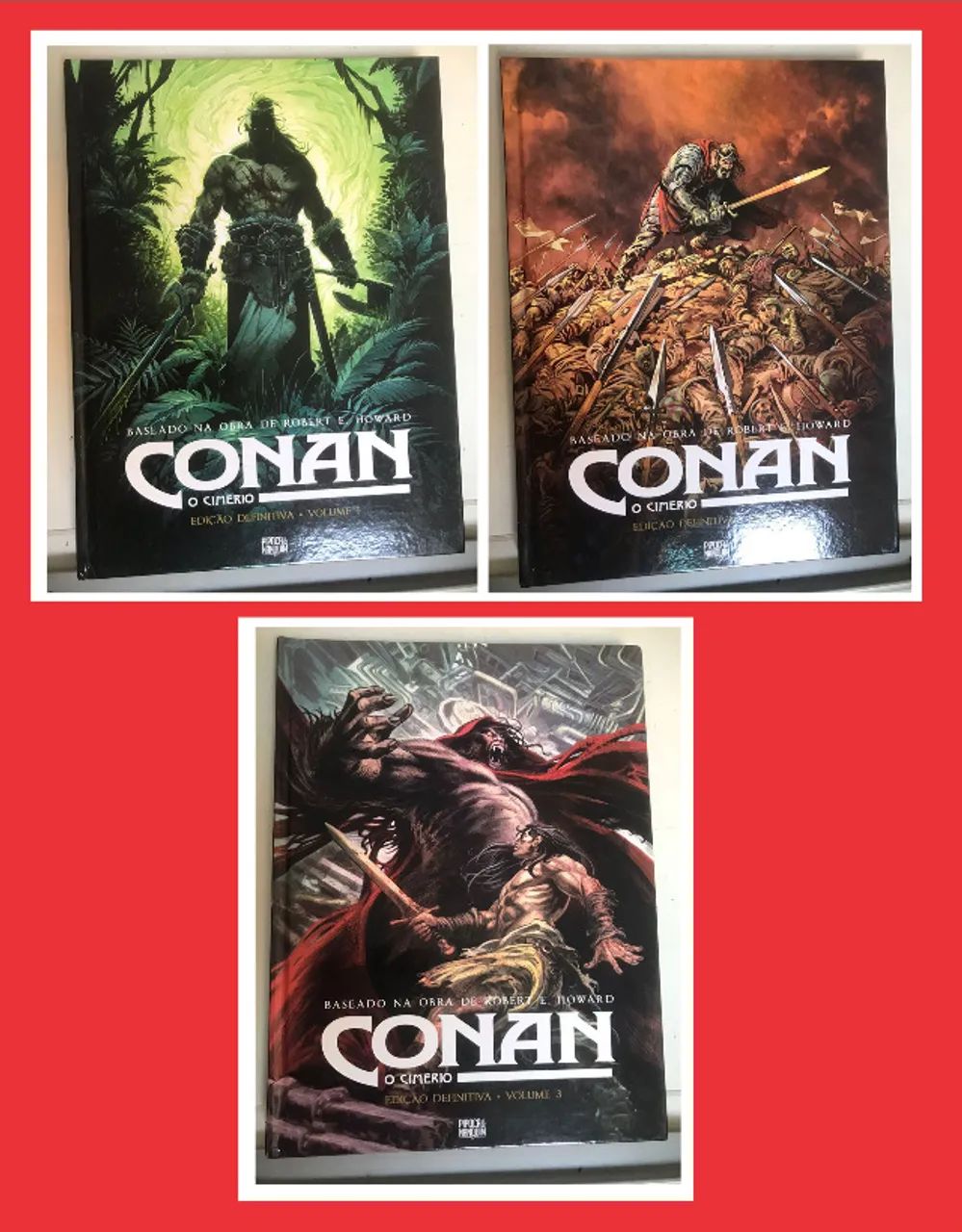 CONAN - PIPOCA E NANQUIN - VOL. 1, 2 E 3 - 210$
