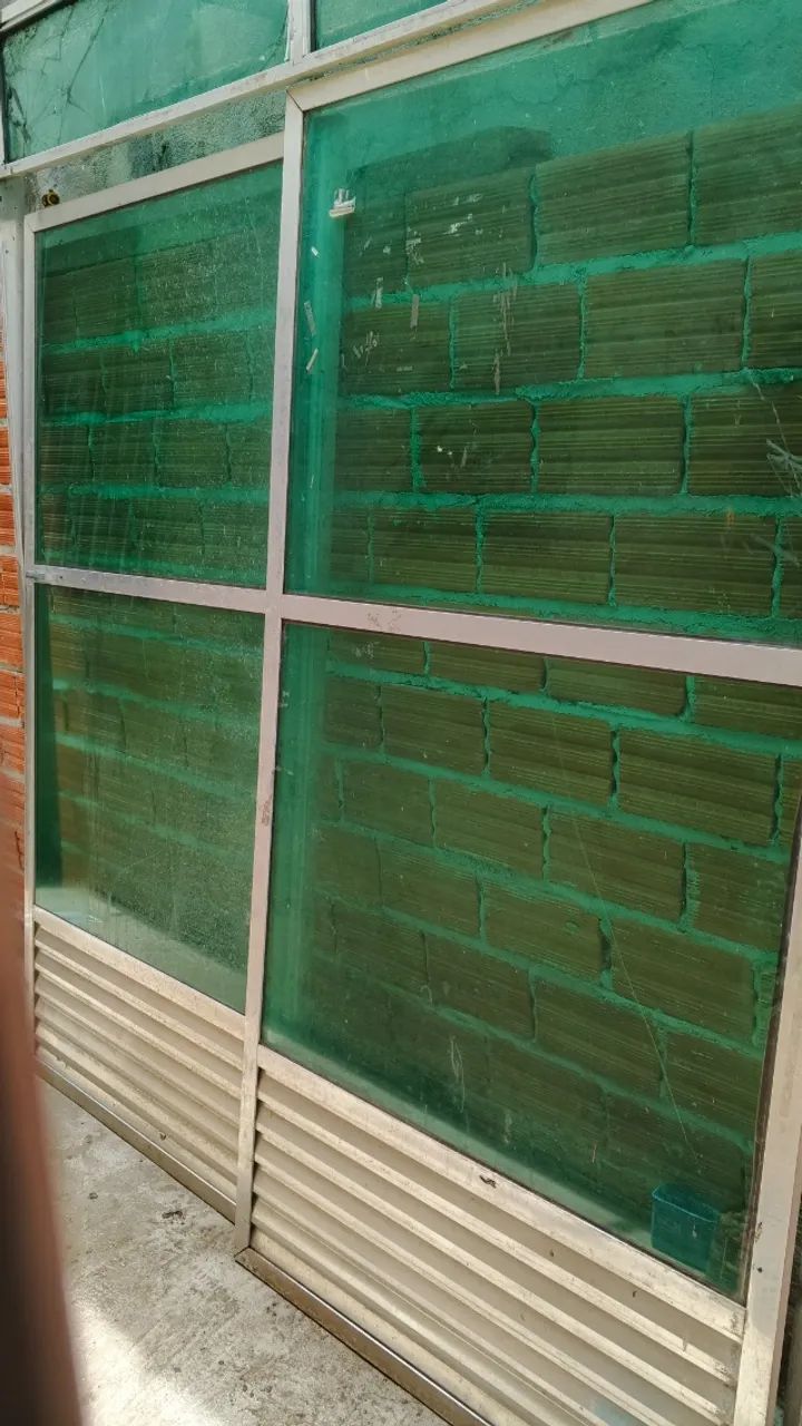 Porta de vidro alumínio 