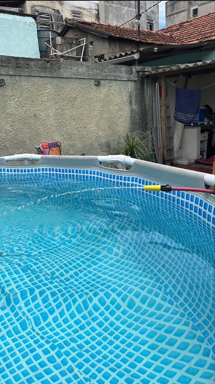Piscina 9 mil litros + Bomba e Escada - Foto 5