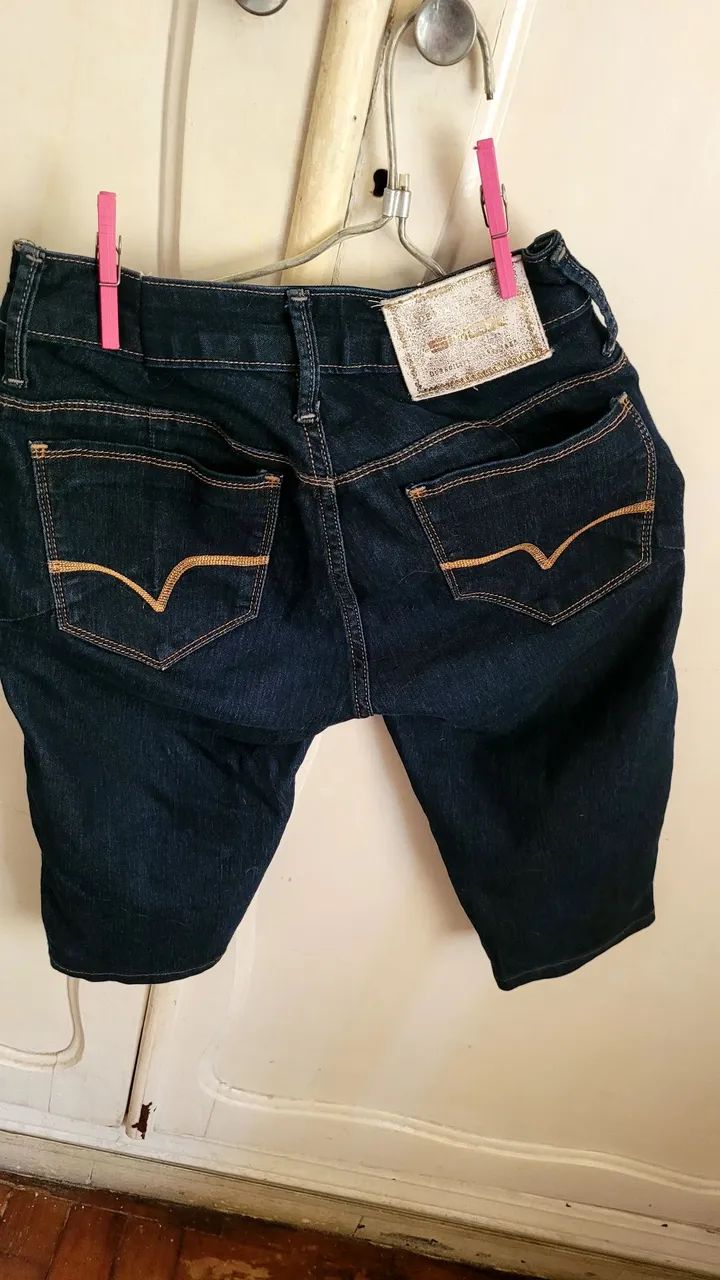 Bermuda feminina shok 40 jeans  - Foto 2