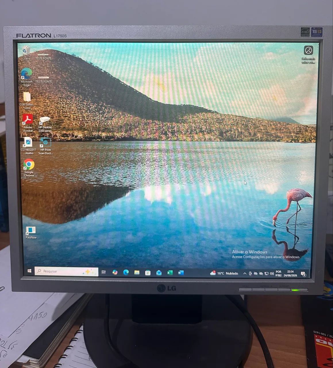 Monitor LG Flatron L1750S 17? - Funcionando perfeitamente