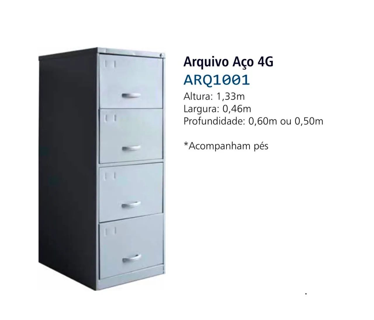 Arquivo de pasta aço 