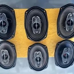 Som automotivo completo junto ou separadamente