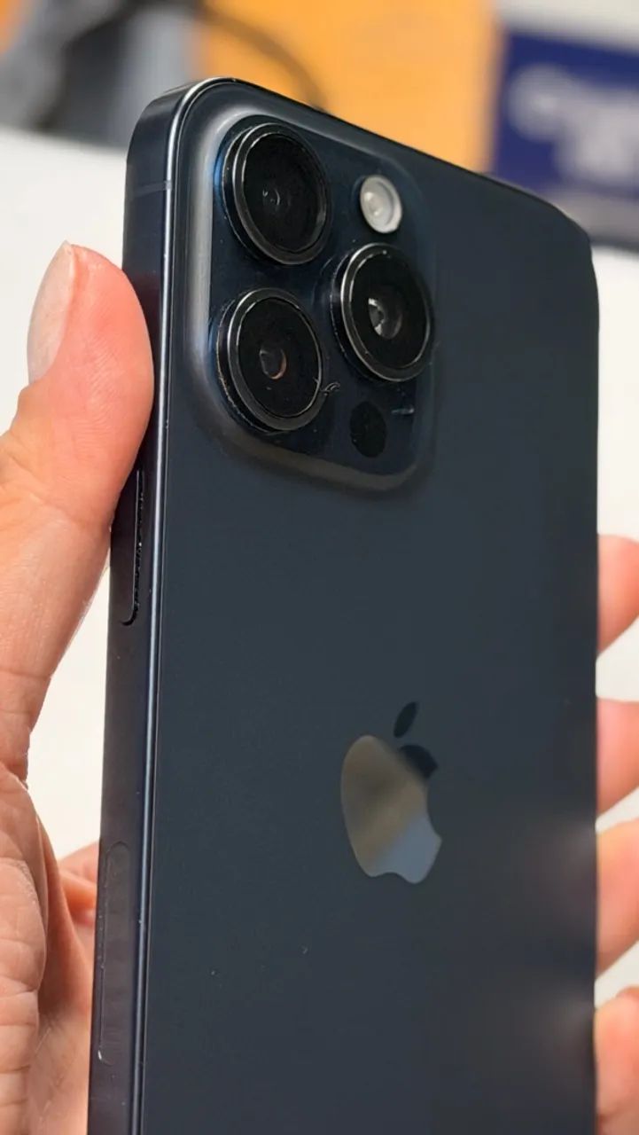 iPhone 15 Pro Max 256GB Azul - Impecável - Original - Foto 3