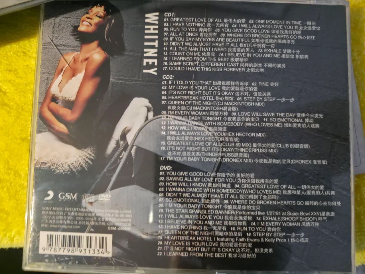 CD DVD Whitney Houston Greatest Hits deluxe - Foto 3