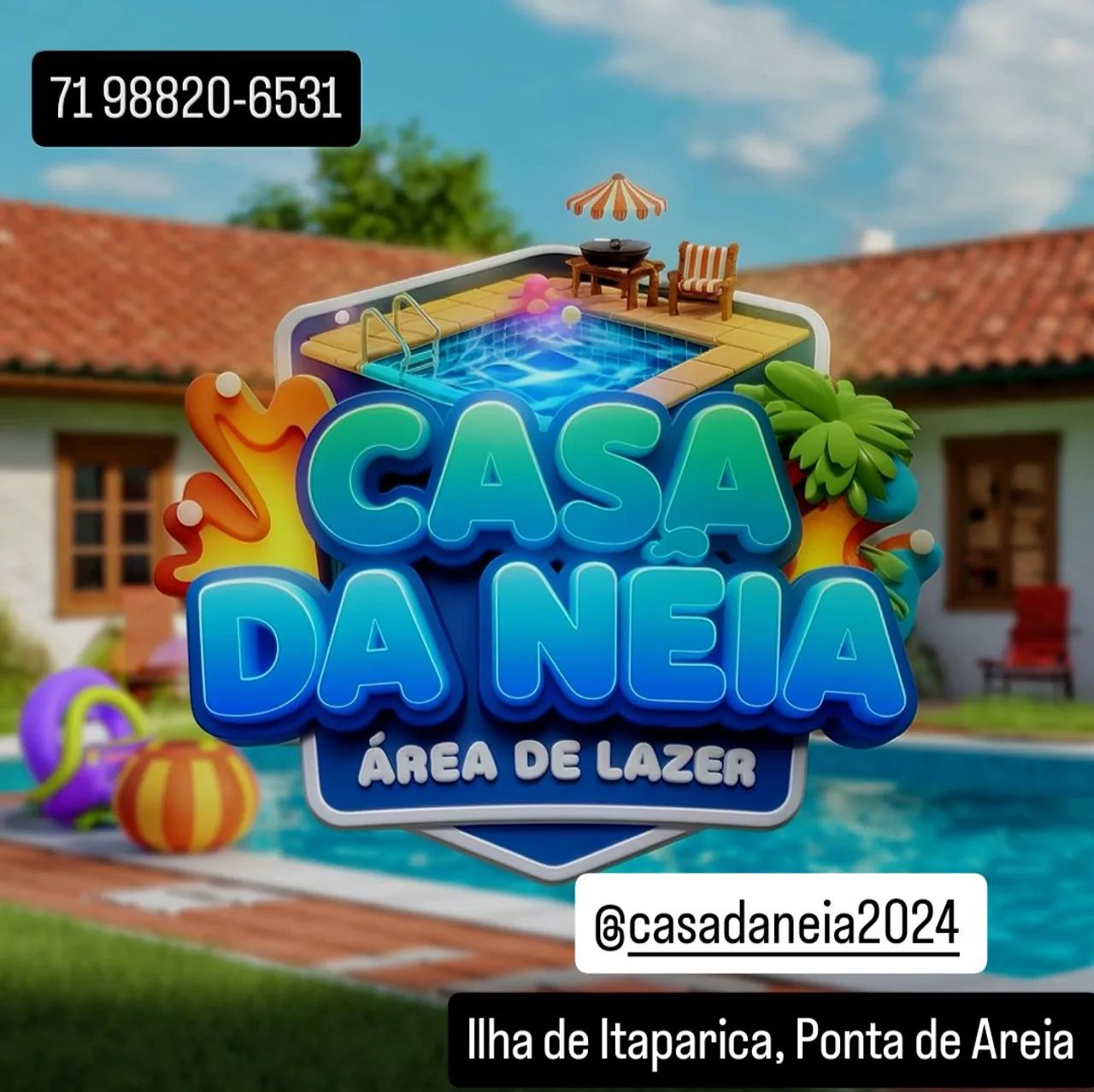 Casa Temporada, Ilha Itaparica Ponta de Areia a dois minutos da Praia andando você merece. - Foto 19