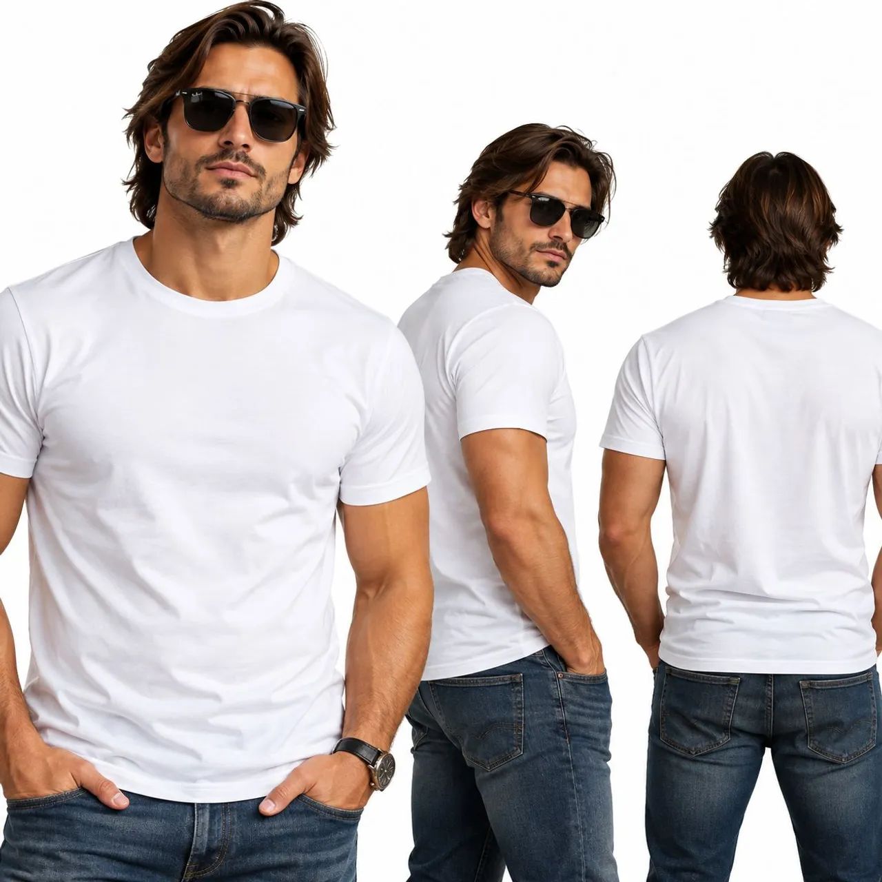 Camiseta branca lisa
