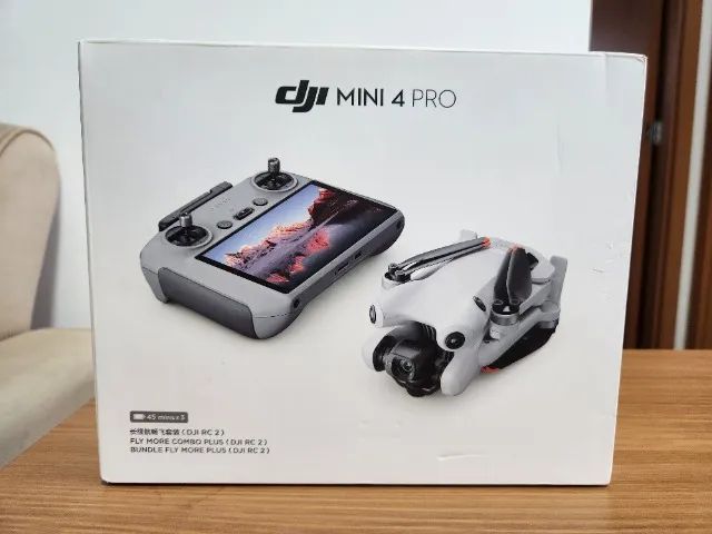 Drone Dji Mini 4 pro Controle com tela combo plus completo