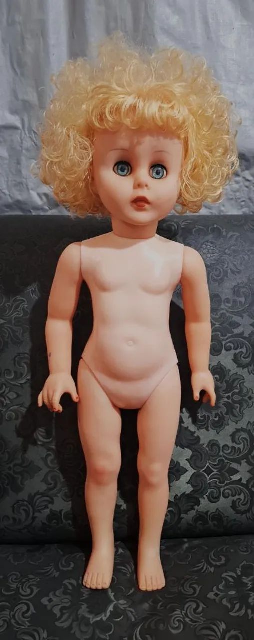 Boneca antiga marca atma 55 cm - Foto 3