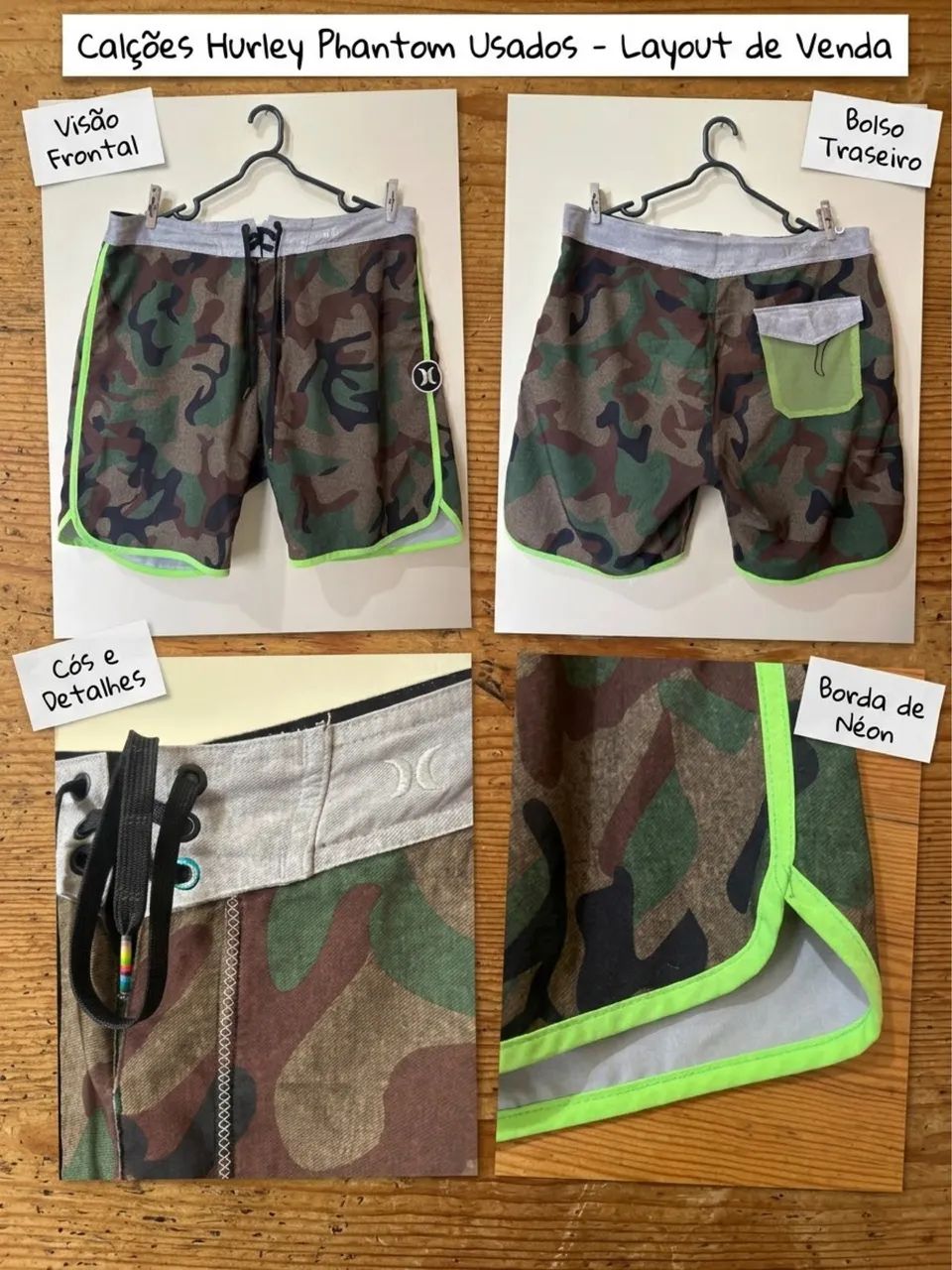 Kit 4 Bermudas Modelo Surf  - Foto 4