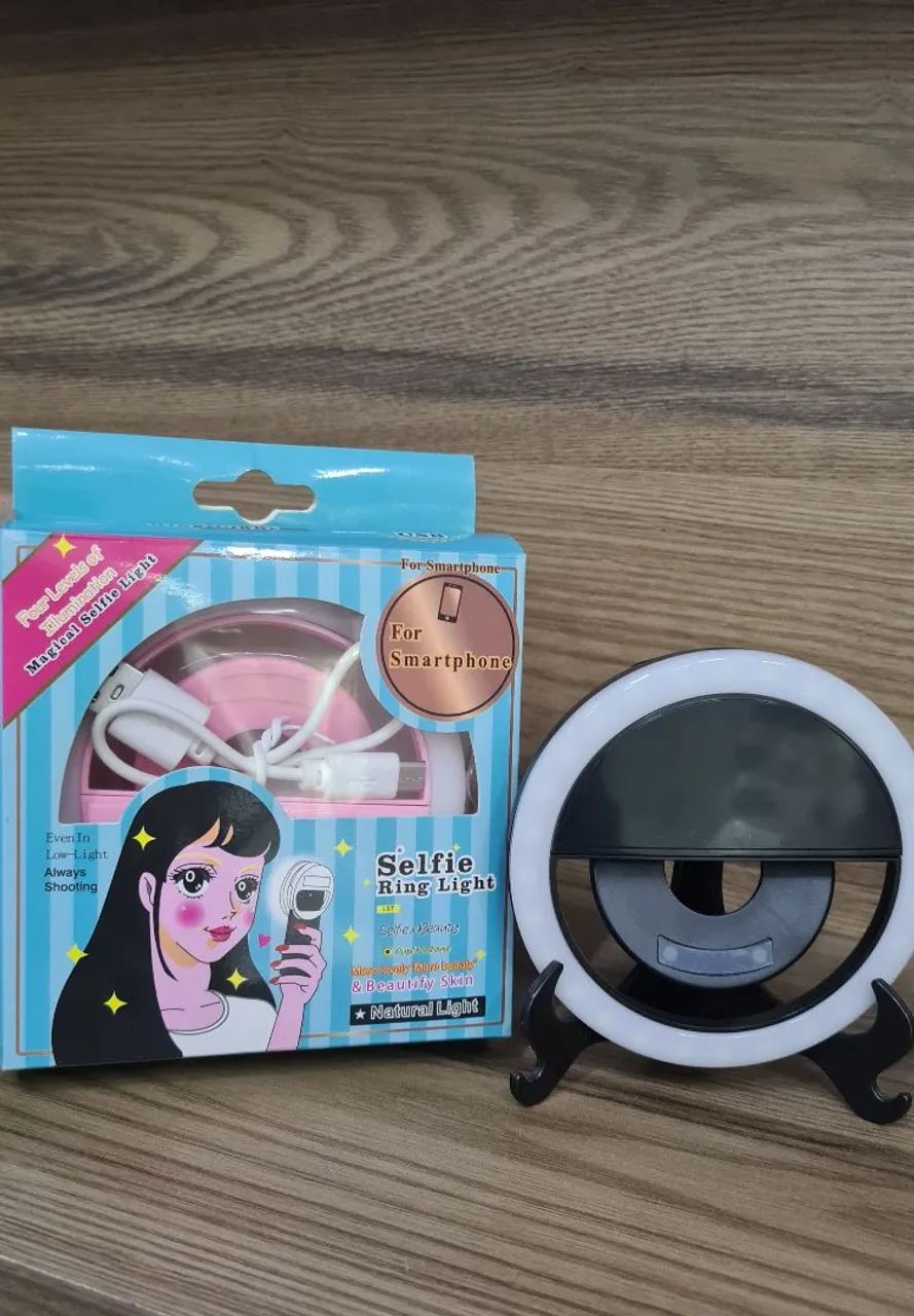 Mini Ring Light para Selfie 