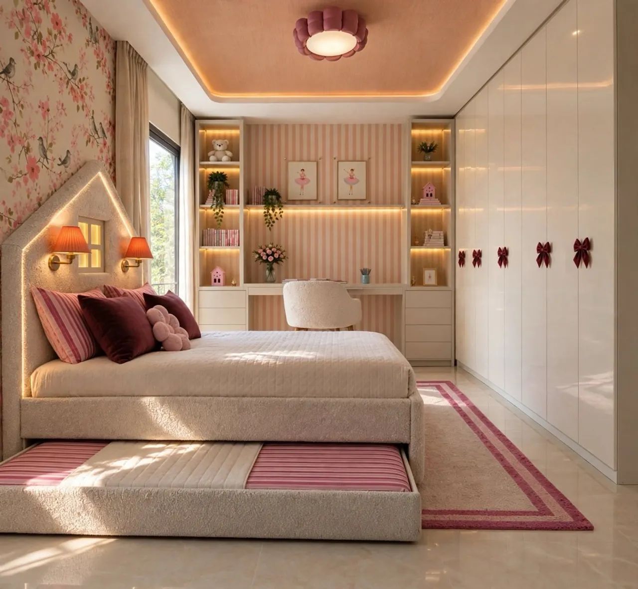 Projeto para quarto de crianças, bebê, e decoração 
