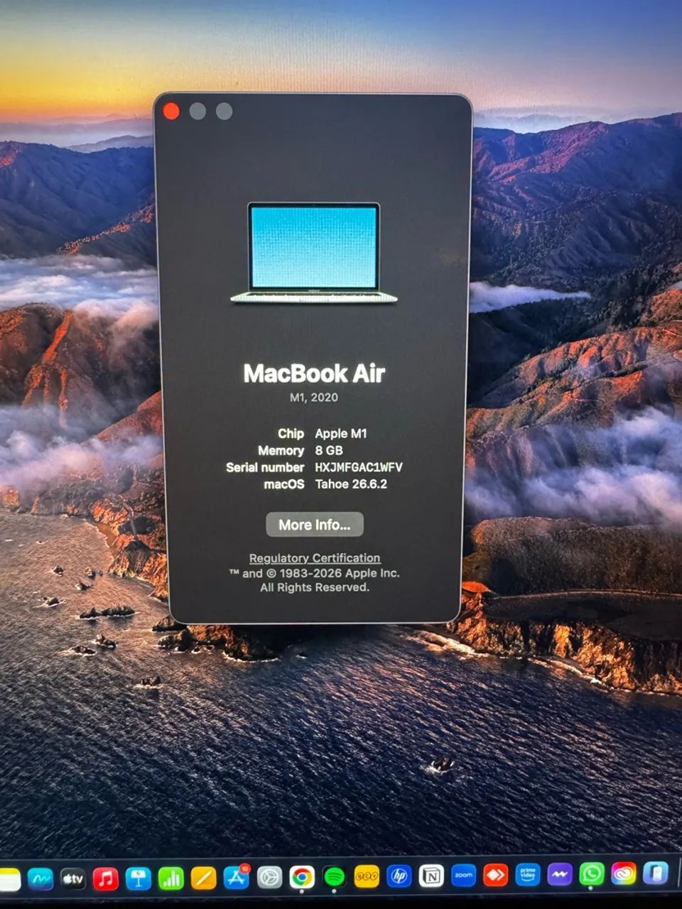 macbook air chip m1 2020 8gb ram 256gb armazenamento 13 polegadas cinza espacial - Foto 4