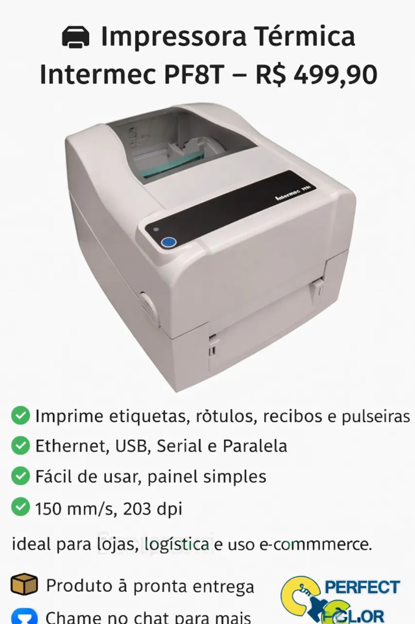 IMPRESSORA TERMICA INTERMEC PF8T