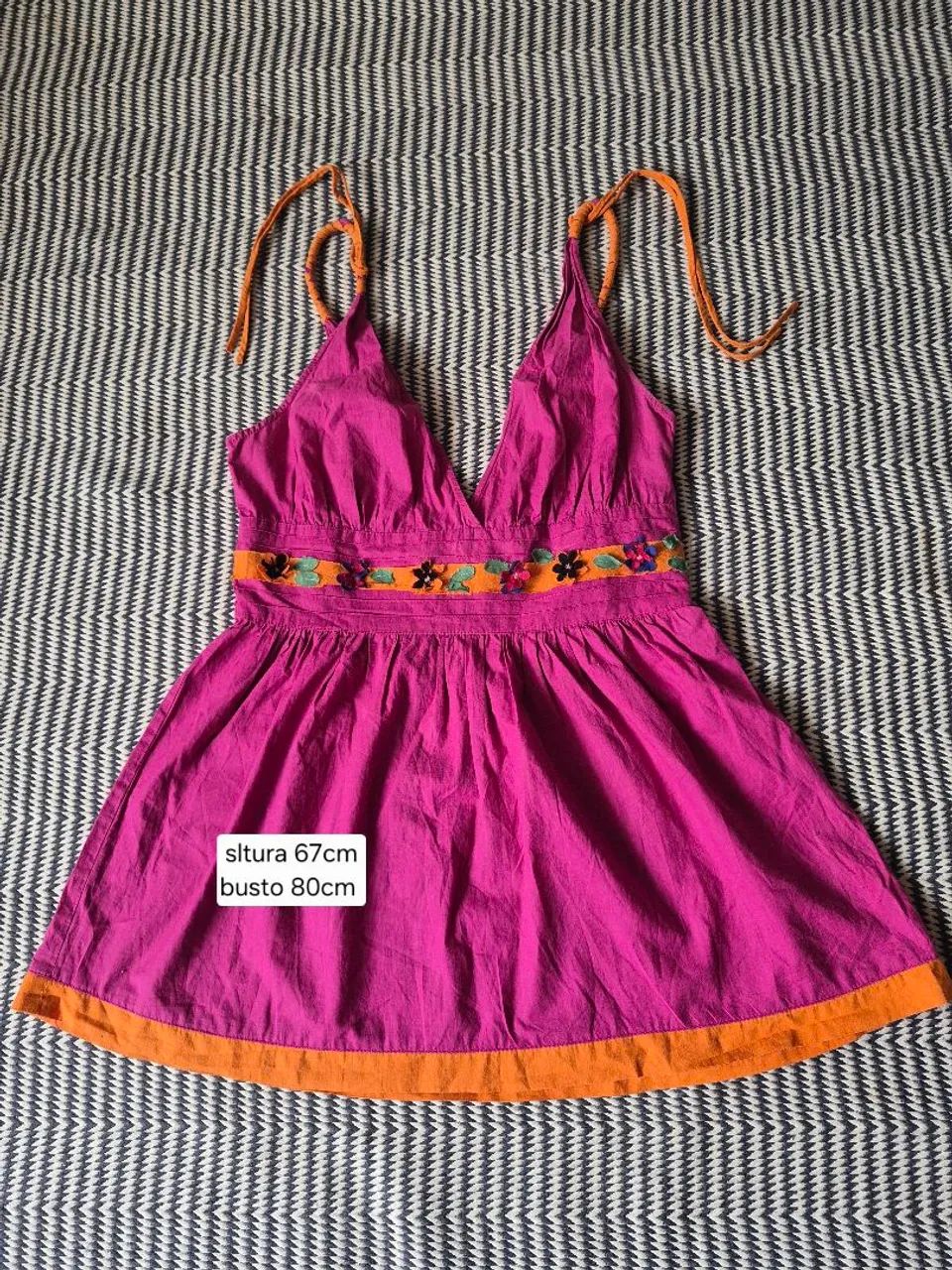 Bata BOho pink algodão