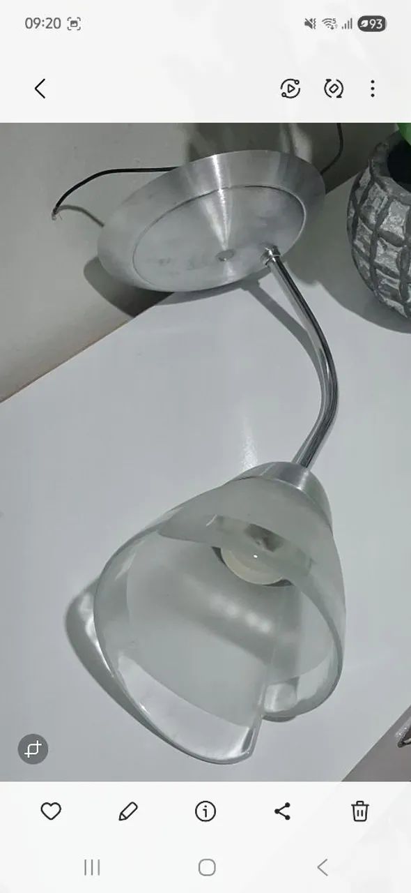 Pendente,cantoneiras vidro