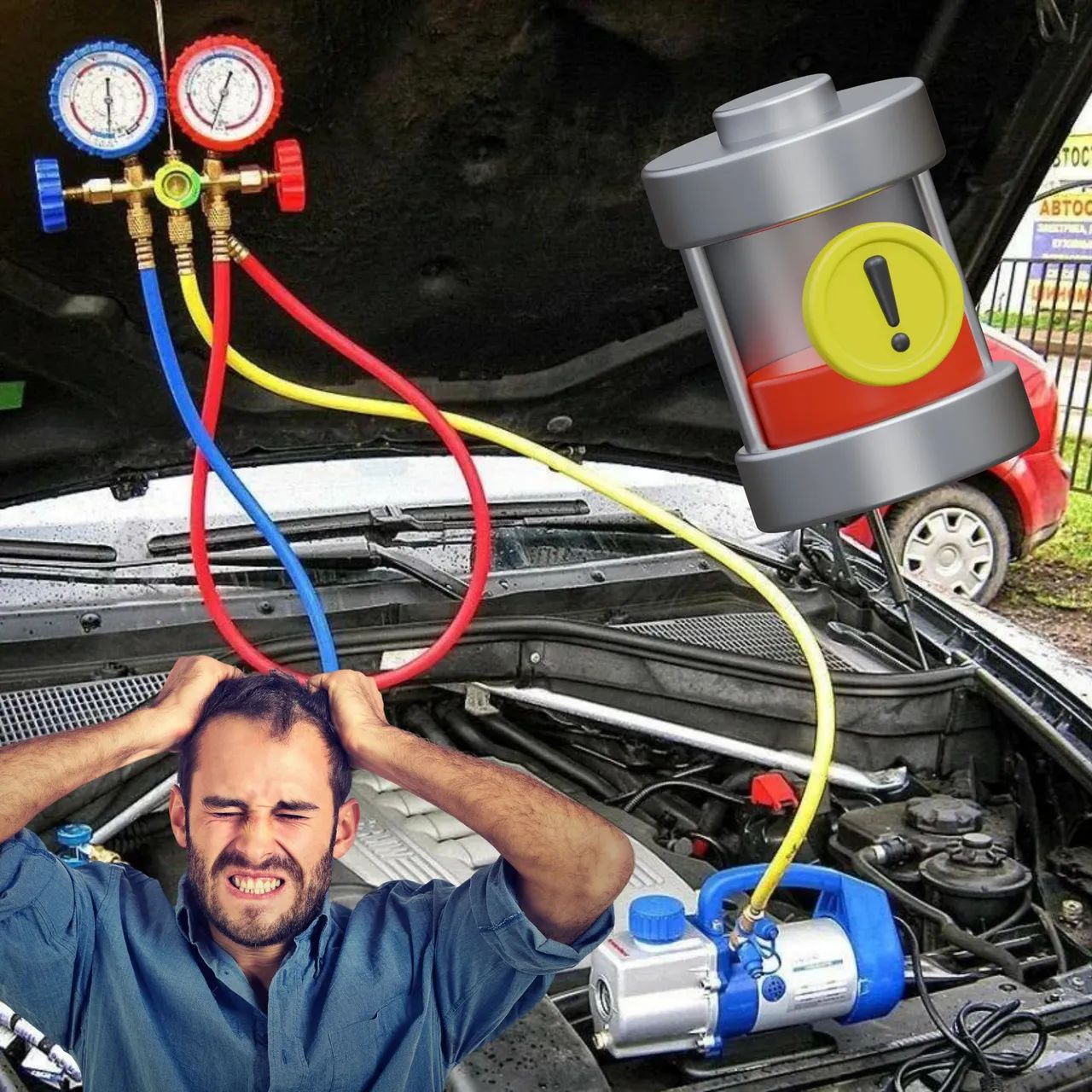 Ar Condicionado do Seu Carro Gelando Novamente, Sem Você Sair de Casa!