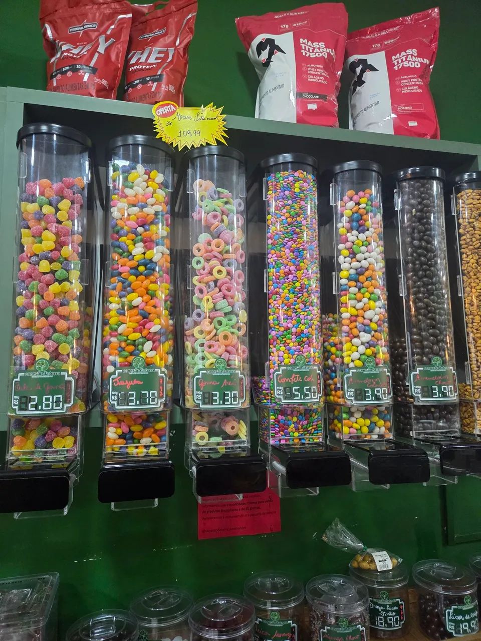 Dispenser gravitacional para grãos, cereais, ração un.