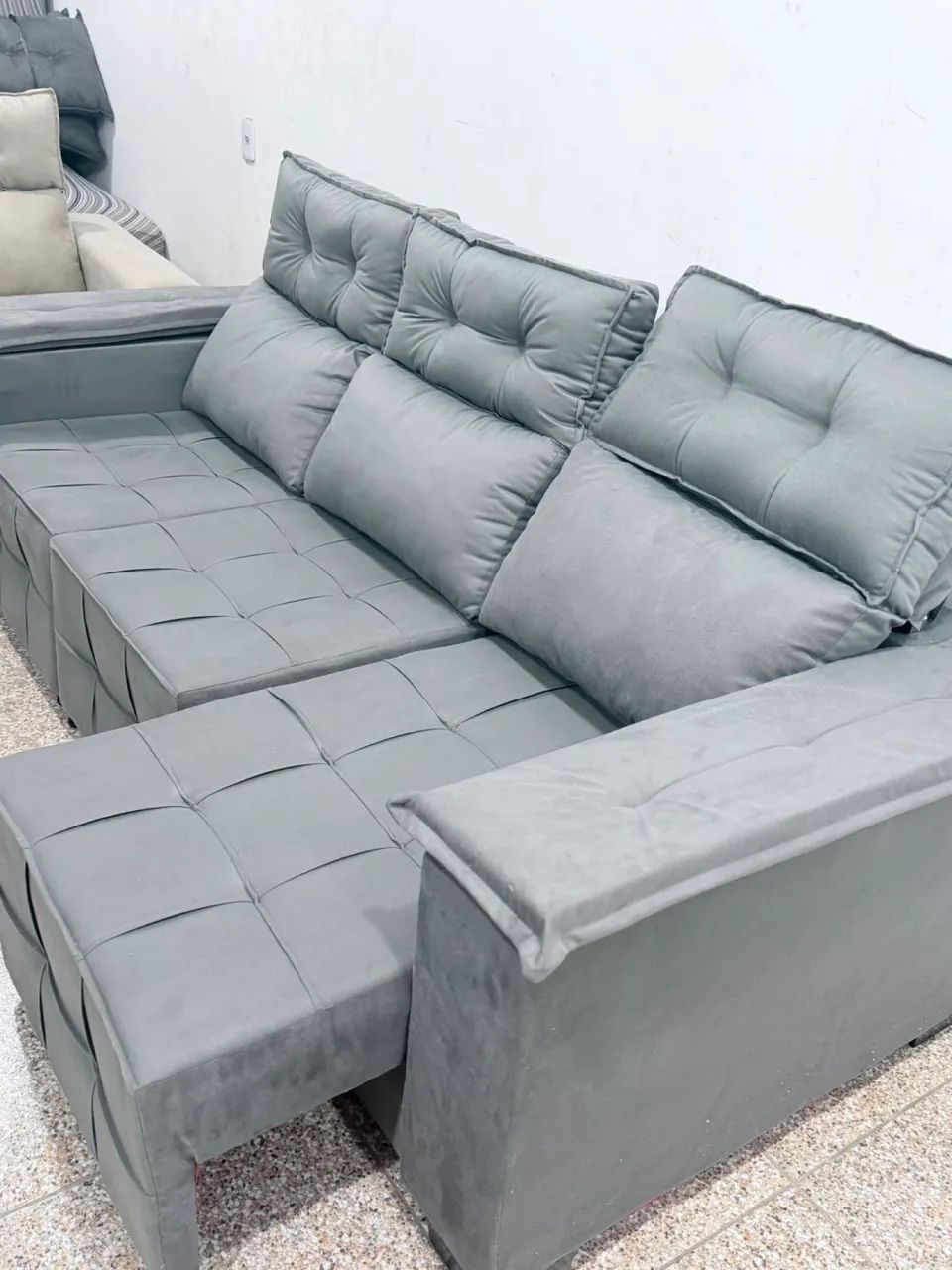 SOFÁ RETRÁTIL RECLINÁVEL DE LUXO + ENTREGA GRÁTIS 