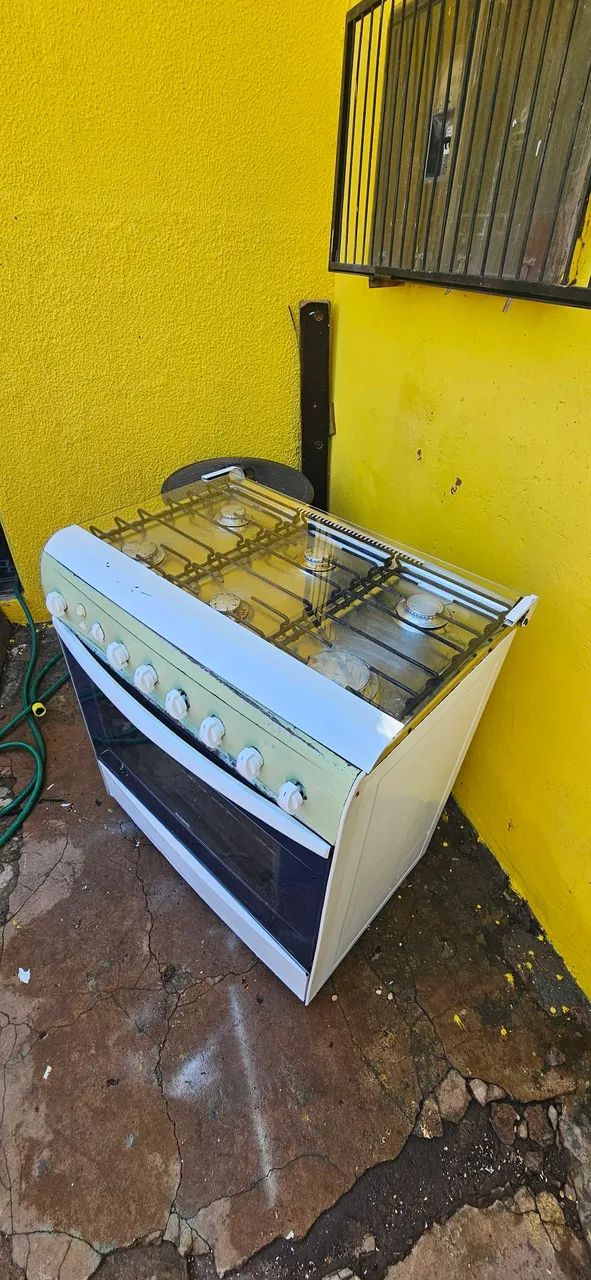 fogao 6 bocas usado funcionando perfeitamente - ENTREGA GRÁTIS  - Foto 3