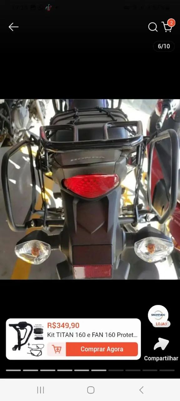 Protetor trazeiro fan , cg - Foto 3