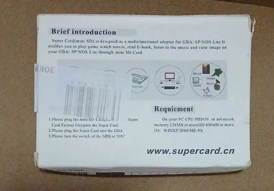 Supercard Gameboy Advance e Nintendo DS  - Foto 2