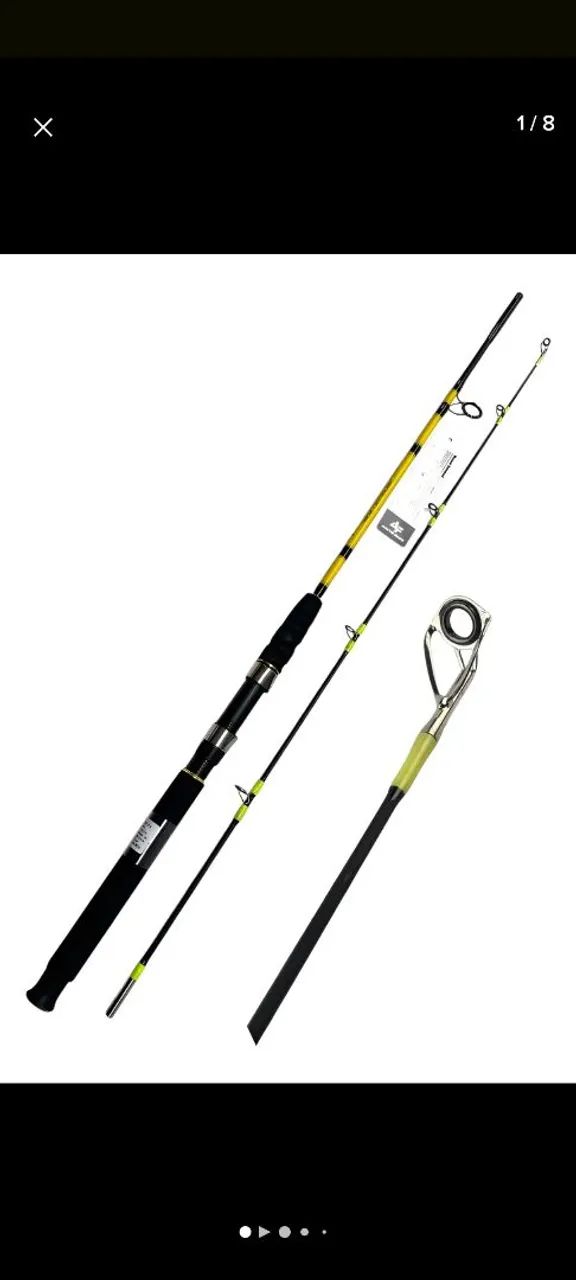 Vara Pesca + Molinete C/ Linha 