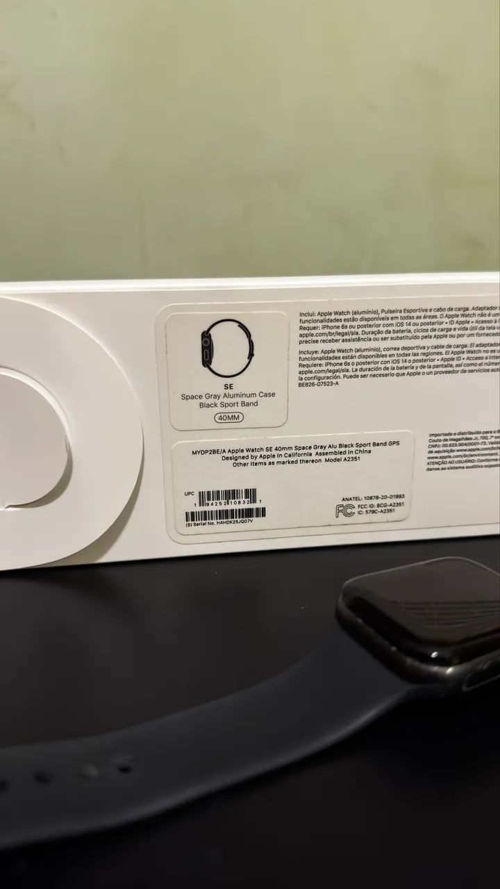 Apple Watch SE 1º geração 40mm Quebrado - Foto 3