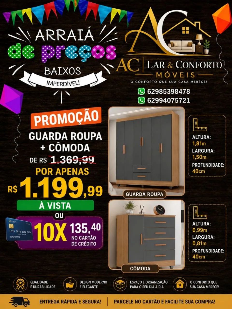 PROMOÇÃO DE GUARDA-ROUPA  - Foto 4